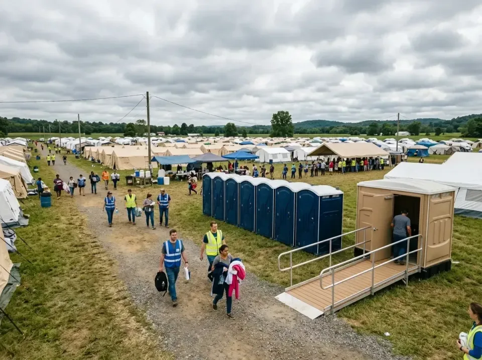 disaster-relief-camp-restrooms-010 — frequently asked questions, Dumpster & Portable Bathrooms Rental in Westland, MI